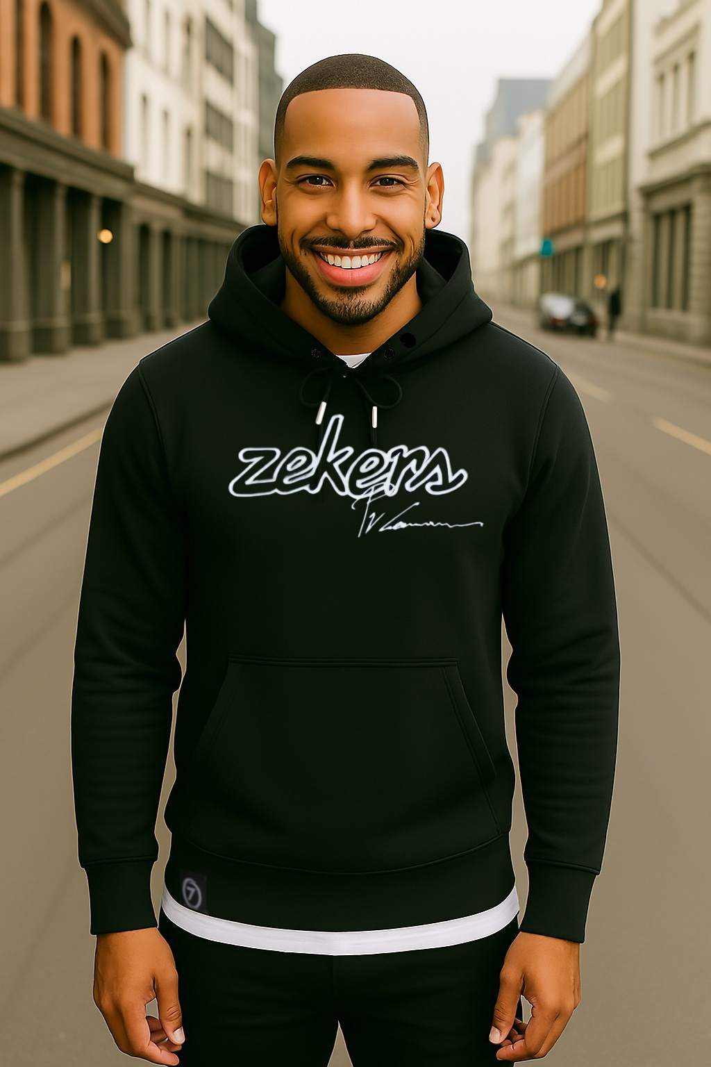 Heavy Hoodie Zekers Zwart