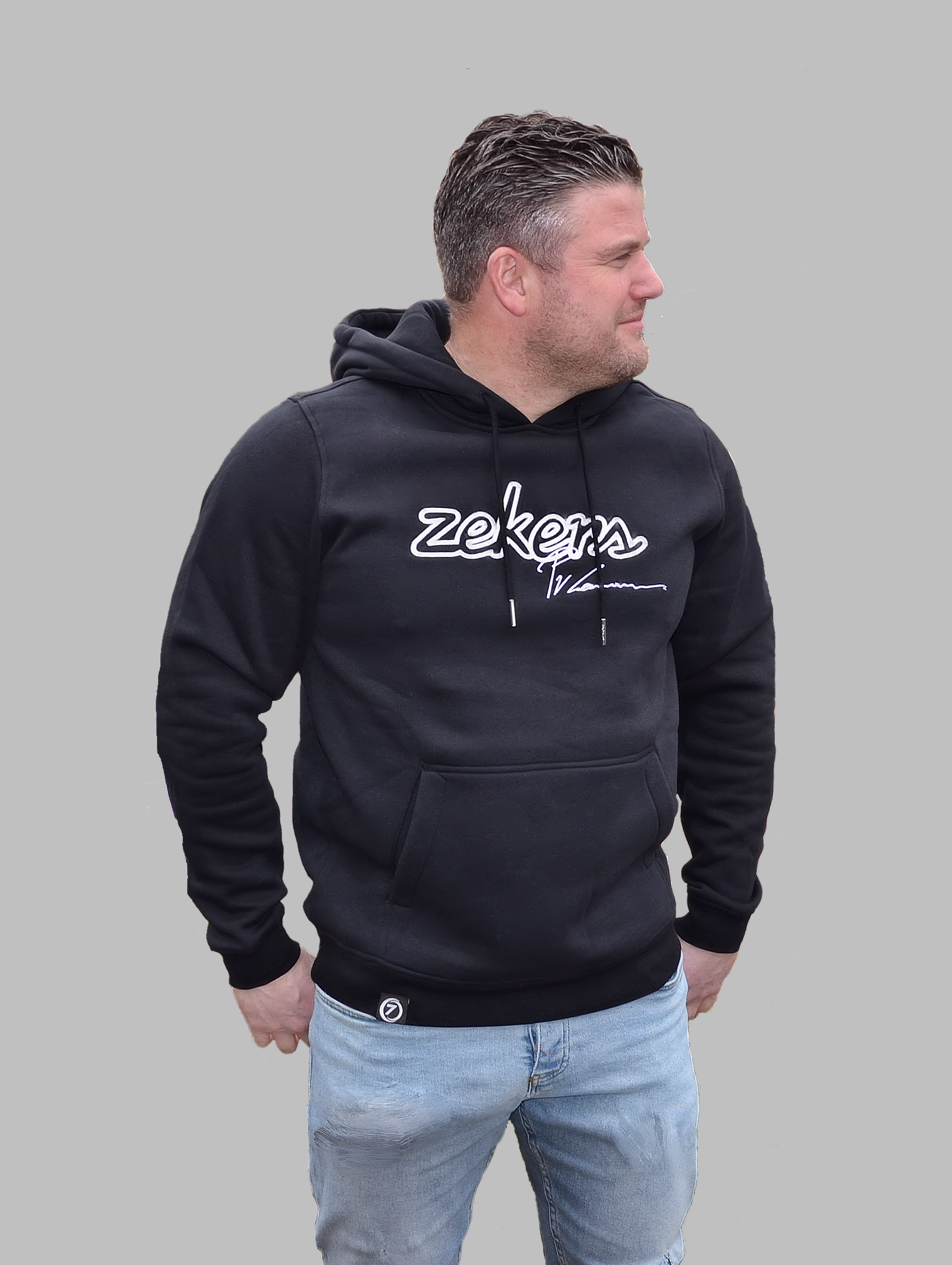 Heavy Hoodie Zekers Zwart