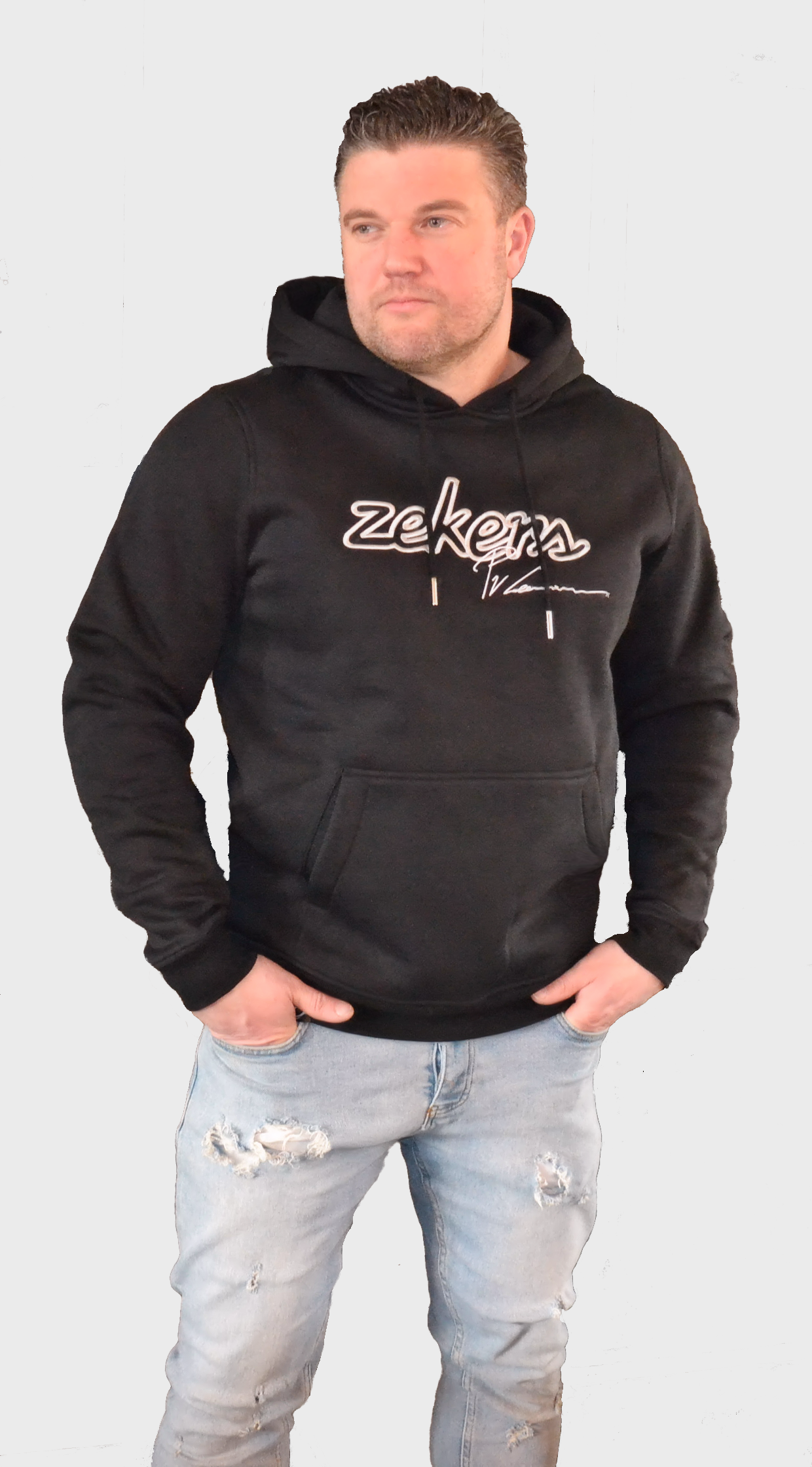 Heavy Hoodie Zekers Zwart