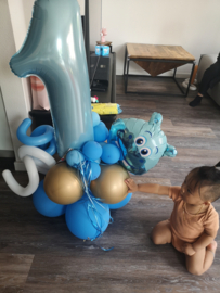 boeket pastel bleu 1 jaar