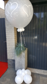 Deco helium top ballon 2 harten