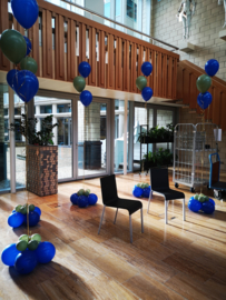 Trossen met voet van ballonnen