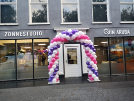 Wit , paars , fuchsia