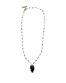Golden Hamsa beads