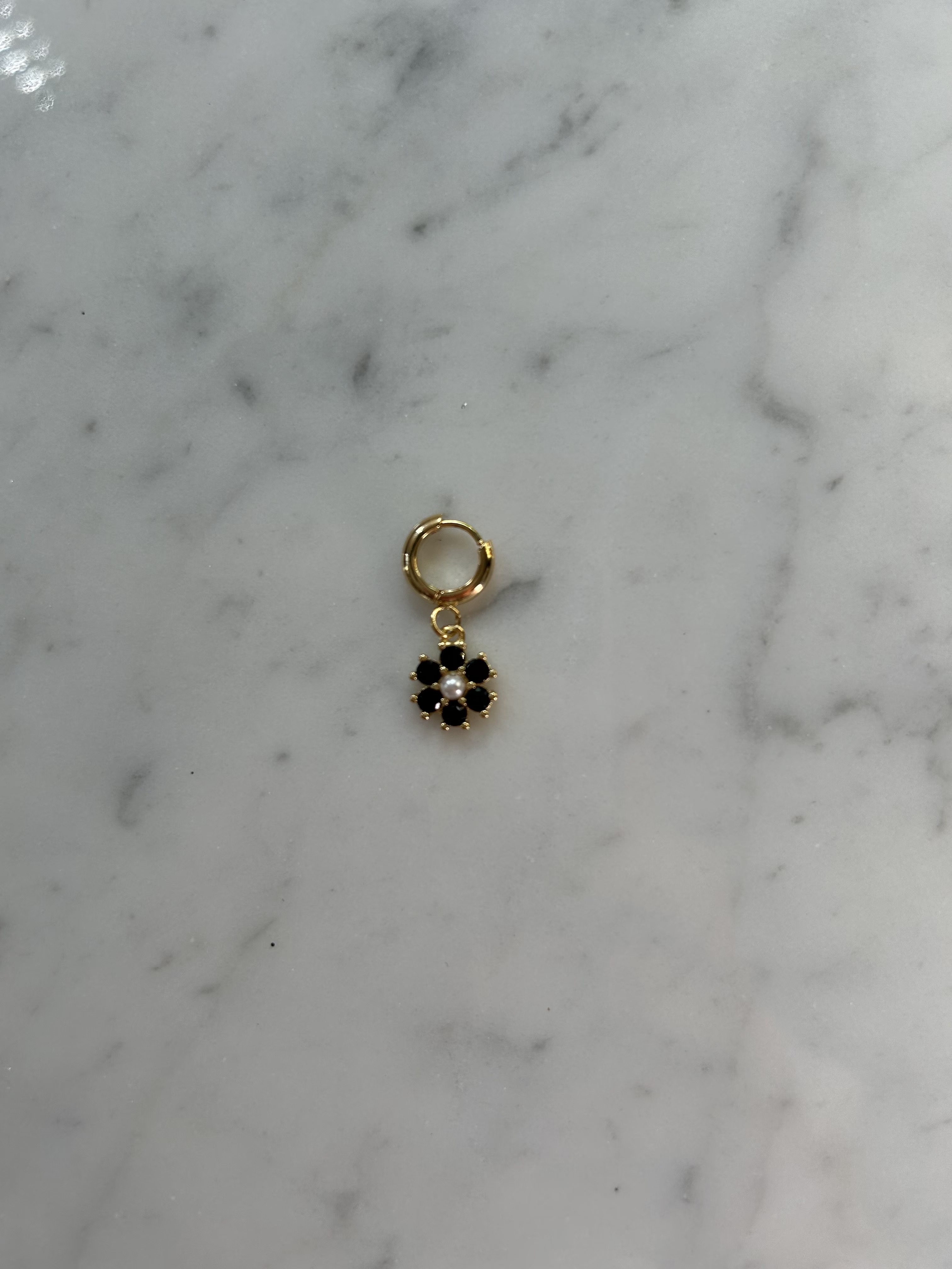 Golden black flower