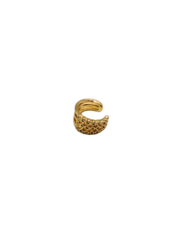 Golden bubble cuff
