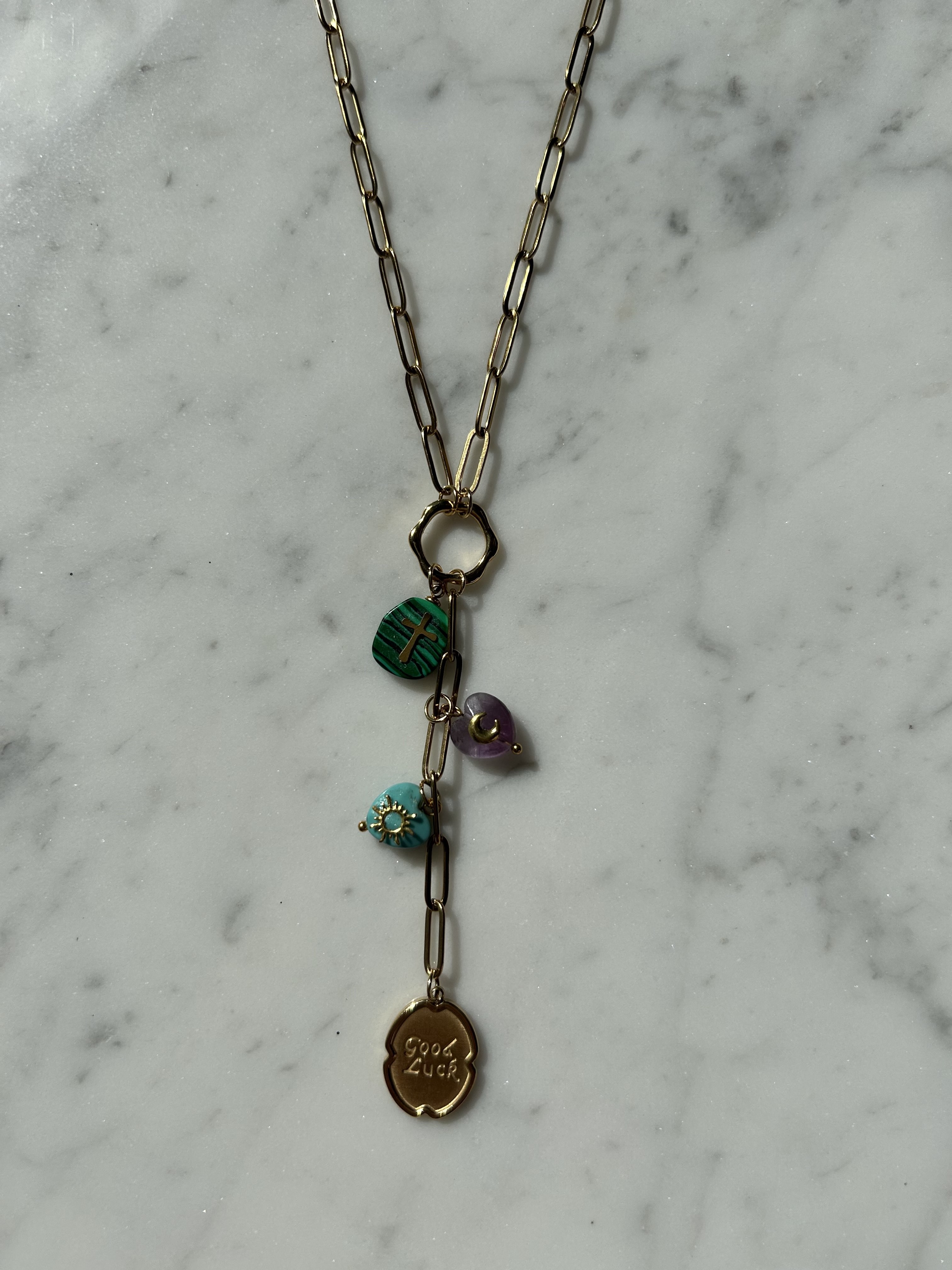 Golden good luck charm