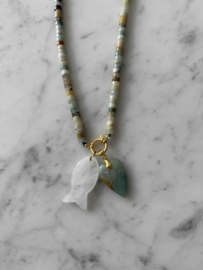 Kralenketting - Amazonite disc kraal
