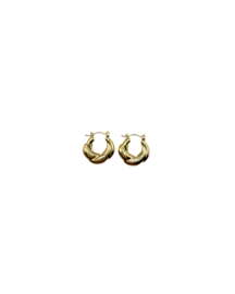 Golden bold hoops
