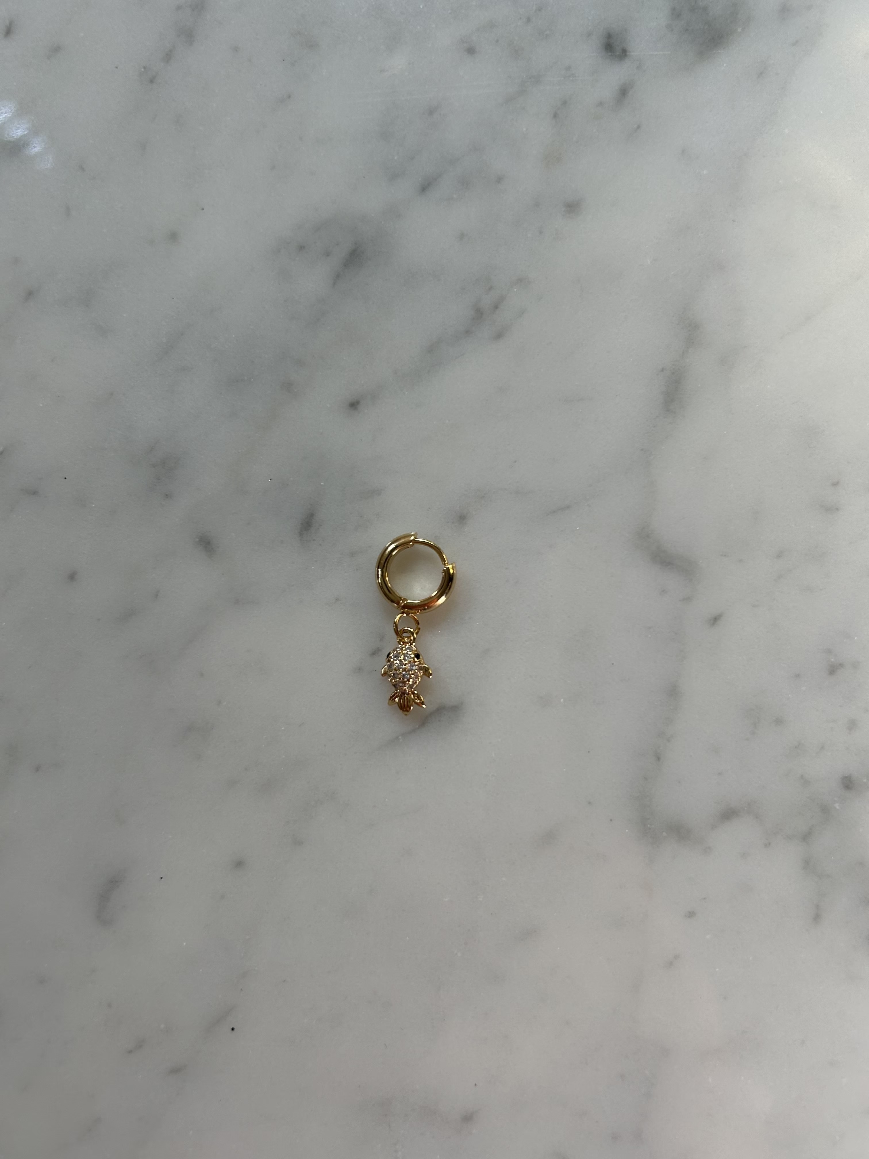 Golden bling mini fish