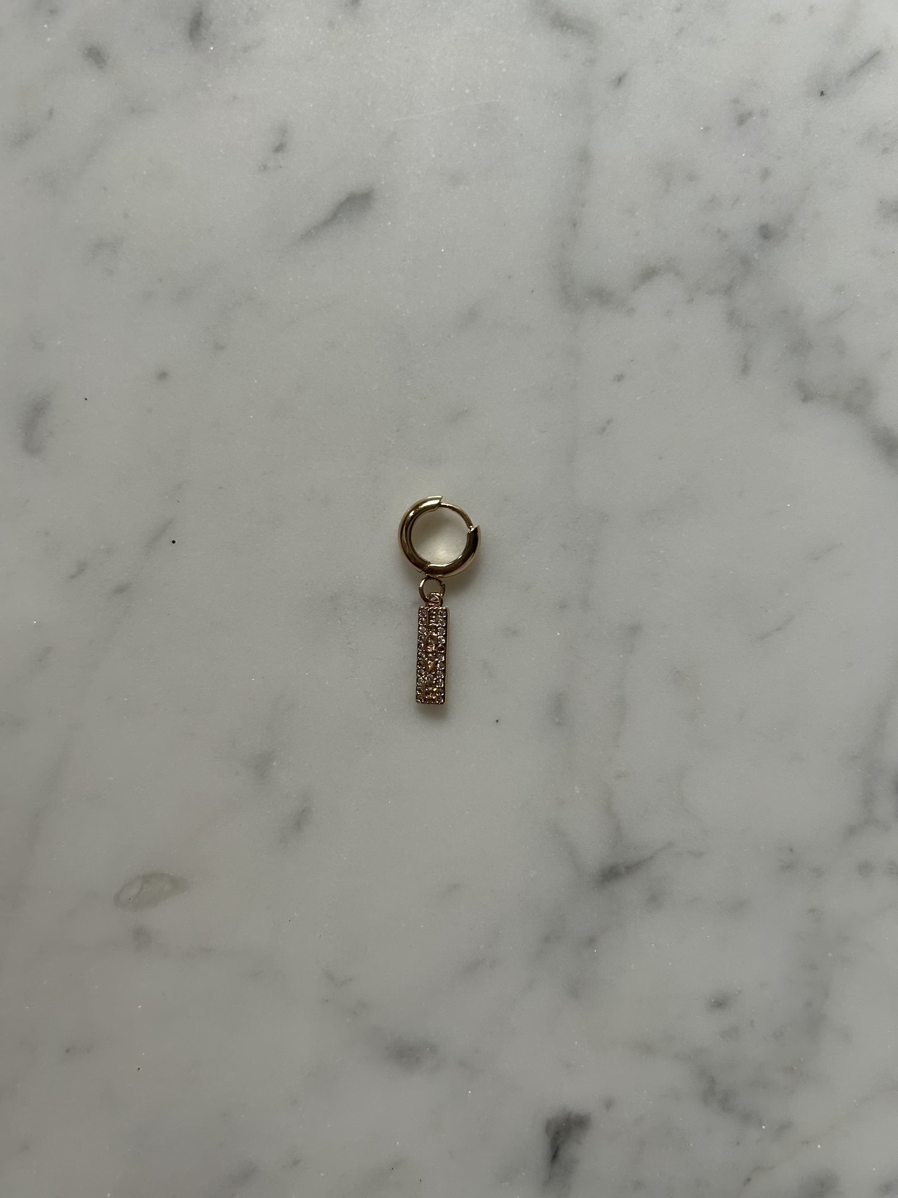Golden love pendant