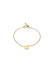 Golden heart bracelet