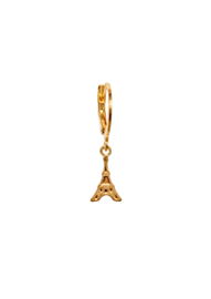 Golden Eiffel Tower earring