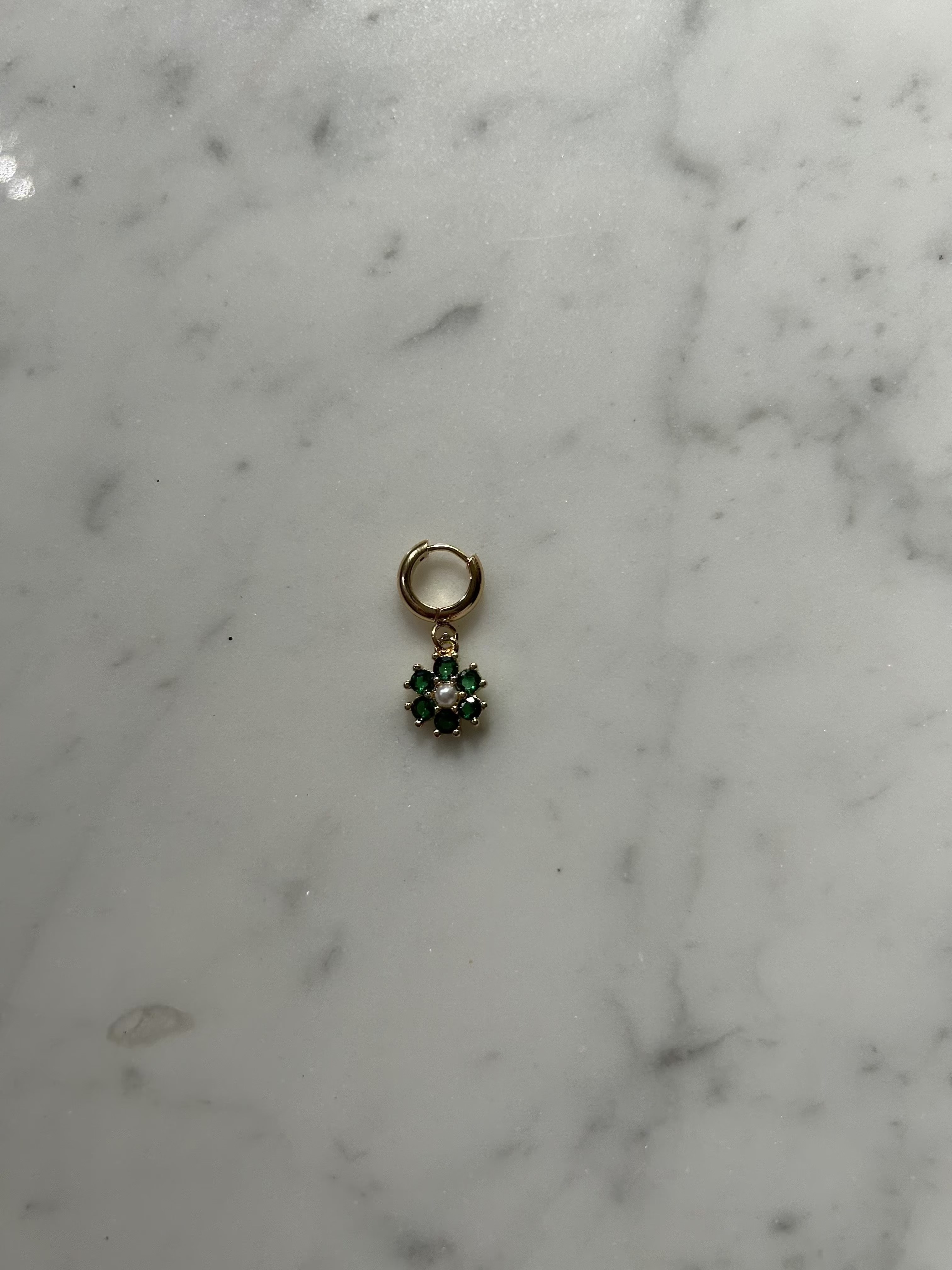 Golden green flower
