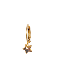 Golden mini star earring