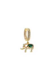 Golden green elephant