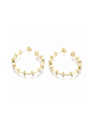 Golden Stacy hoops