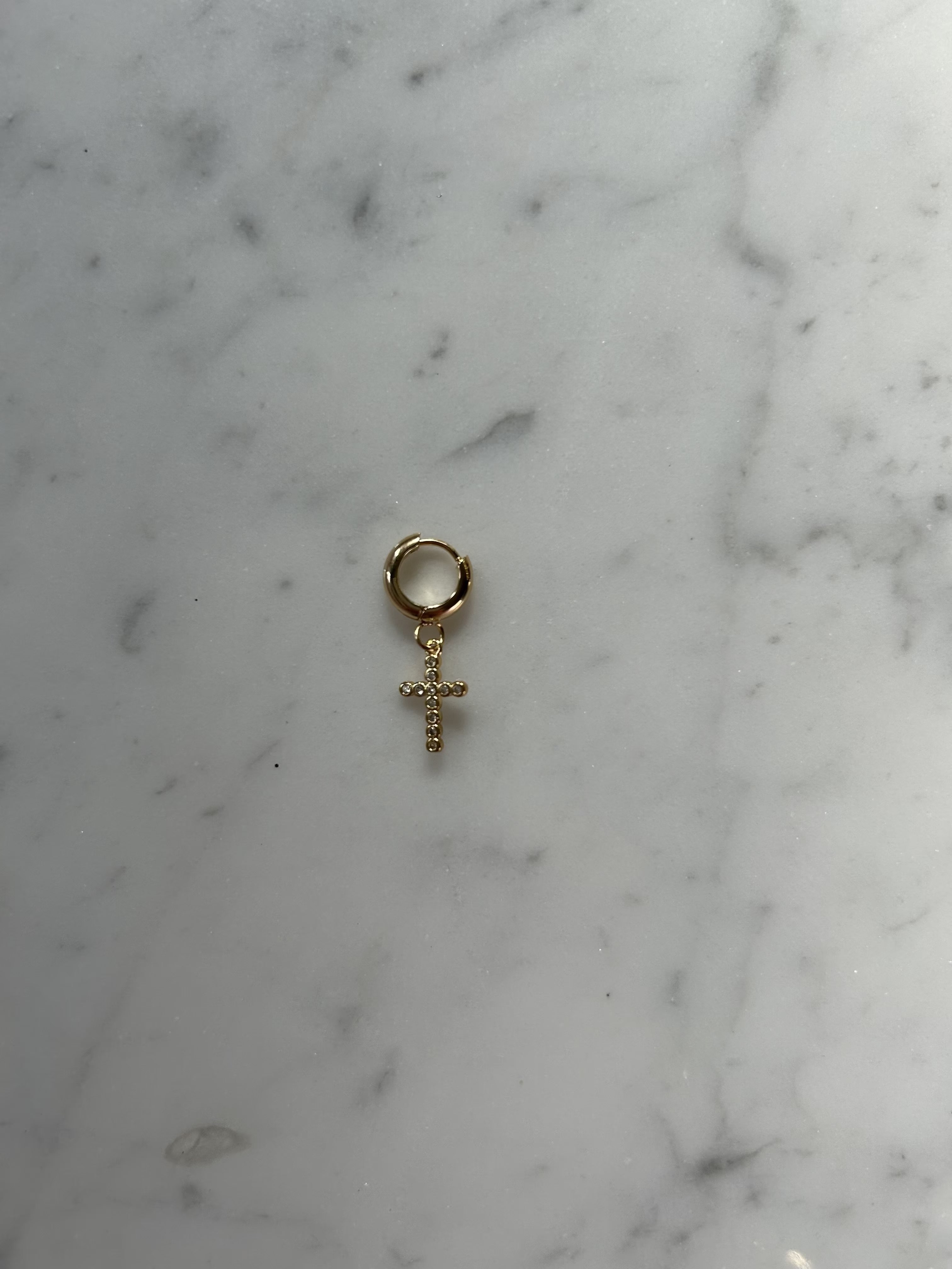 Golden bling cross