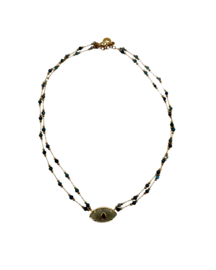 Golden evil eye