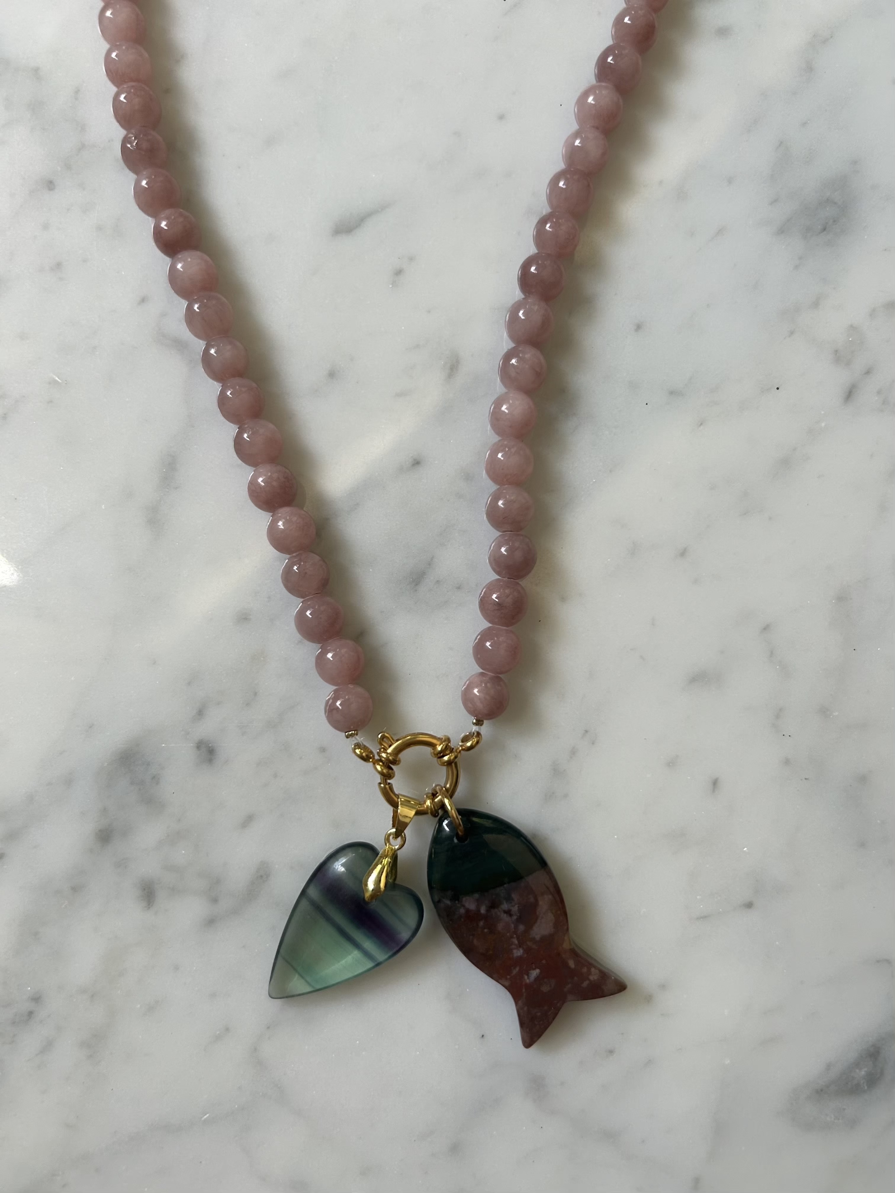 Kralenketting - Taupe