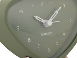 Karlsson wekker triangle jungle green