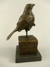 Vogeltje in brons