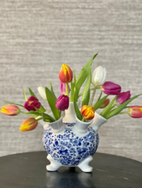 Tulpen vaas Delfts blauw