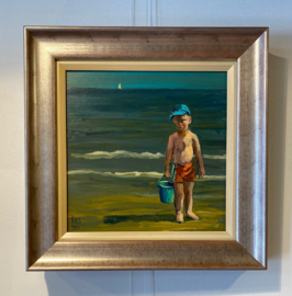 Theo Onnes, "jongen op het strand"