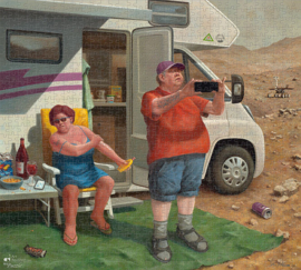 Puzzel Marius van Dokkum "Weekendje Mars"