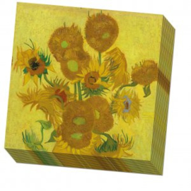 Servetten met de zonnebloemen van Van Gogh