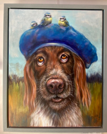 Vilma van den Berg, "Hond met pimpelmezen"