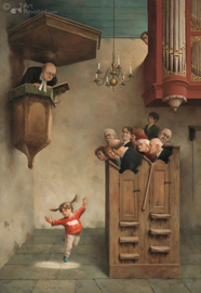 Marius van Dokkum, "dansje in de kerk"