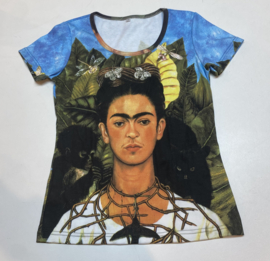 Frida Kahlo T-Shirt Kat en aap