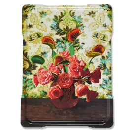 Dienblad bloemen