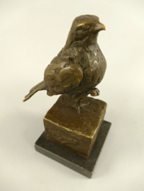 Vogeltje in brons