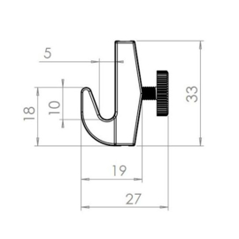 Ophanghaak medium-zwaar