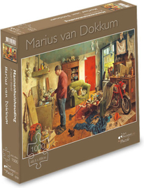 Puzzel Marius van Dokkum "mannenhuishouding"
