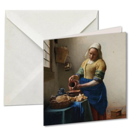 Johannes Vermeer, kaartenmapje vierkant