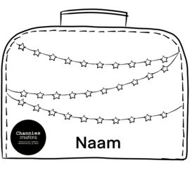 Gepersonaliseerd koffertje 30 CM