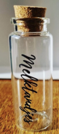 Melktandjes glas