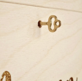 Houten enveloppendoos