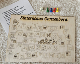 Houten Sinterklaas spel- Bordspel pakjesavond - 5 december familiespel