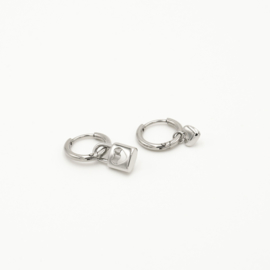 Oorringetjes Heleen - Stainless steel zilverkleurig