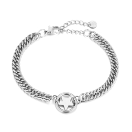 Armband Sterre - Stainless steel zilverkleurig