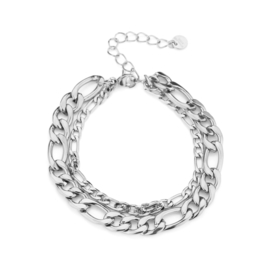 Armband Lyla - Stainless steel zilverkleurig