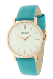 Ernest horloge "Rosé-Andrea" turquoise