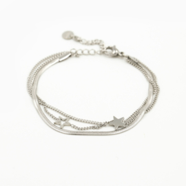 Armband Ilse - Stainless steel zilverkleurig