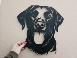 Labrador kop muurhanger, muurdecoratie