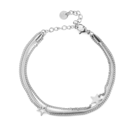 Armband Ilse - Stainless steel zilverkleurig