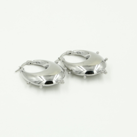 Oorhangers Patricia - Stainless steel zilverkleurig